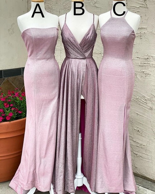 Sparkly Floor Length Bridesmaid Dresses Online,Cheap Custom Made Wedding Formal Dresses,PDB052