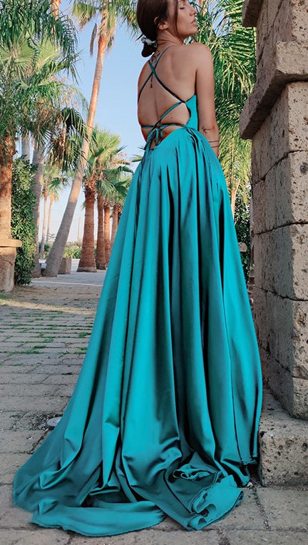 2023 New Style Prom Dresses Long, Simple Party Dresses BP839