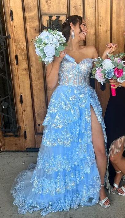 2024 Lace Long Prom Dress,Lace Wedding Dress BP980
