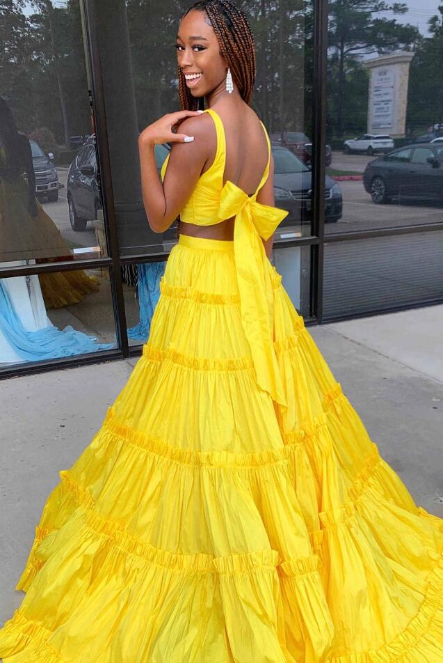2024 Two Pieces Long Prom Dress BP1067