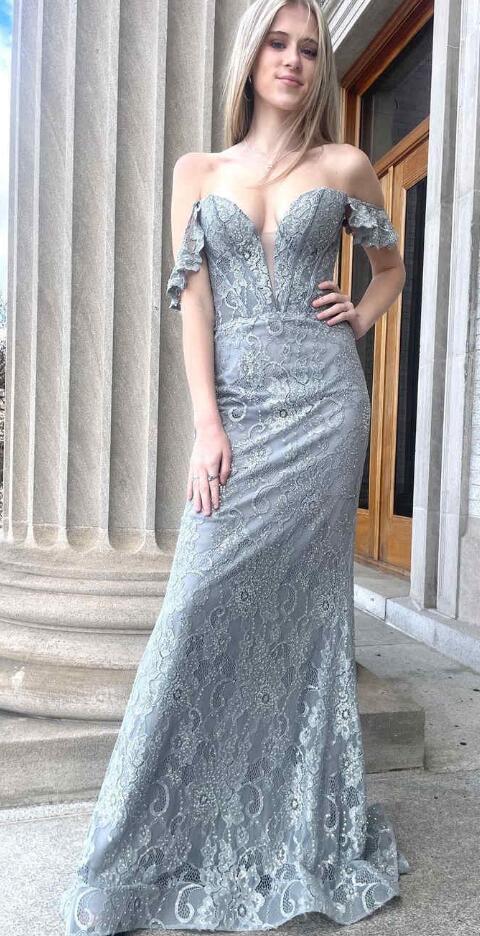 2024 Lace Long Prom Dress BP1068