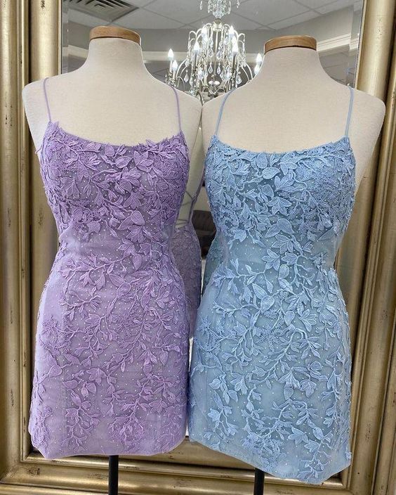 Lace Homecoming Dresses,Short Prom Dresses,Evening Dresses,Formal Dresses,BP530