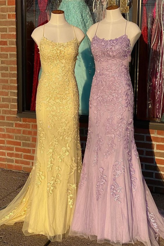 Mermaid Prom Dresses with Applique and Beading Long Prom Dress Fashion School Dance Dress Winter Formal Dress PDP0642