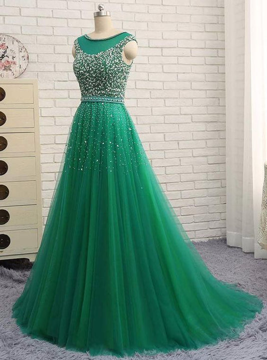 Prom Dresses with Beading ,Long Prom Dress , Sweet 16 Quinceanera Dress PDP0662