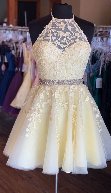 Homecoming Dress With Applique and Beading, Popular Short Prom Dress ,Fashion Dancel Dress PDH0023