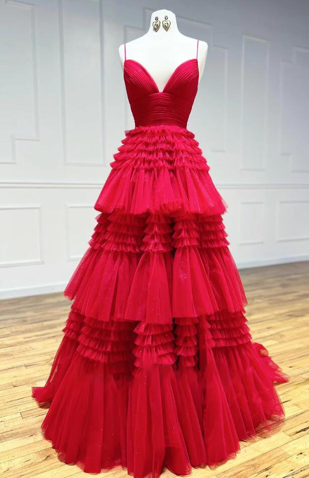 2023 Sexy Sparkly Burgundy Long Prom Dress BP800