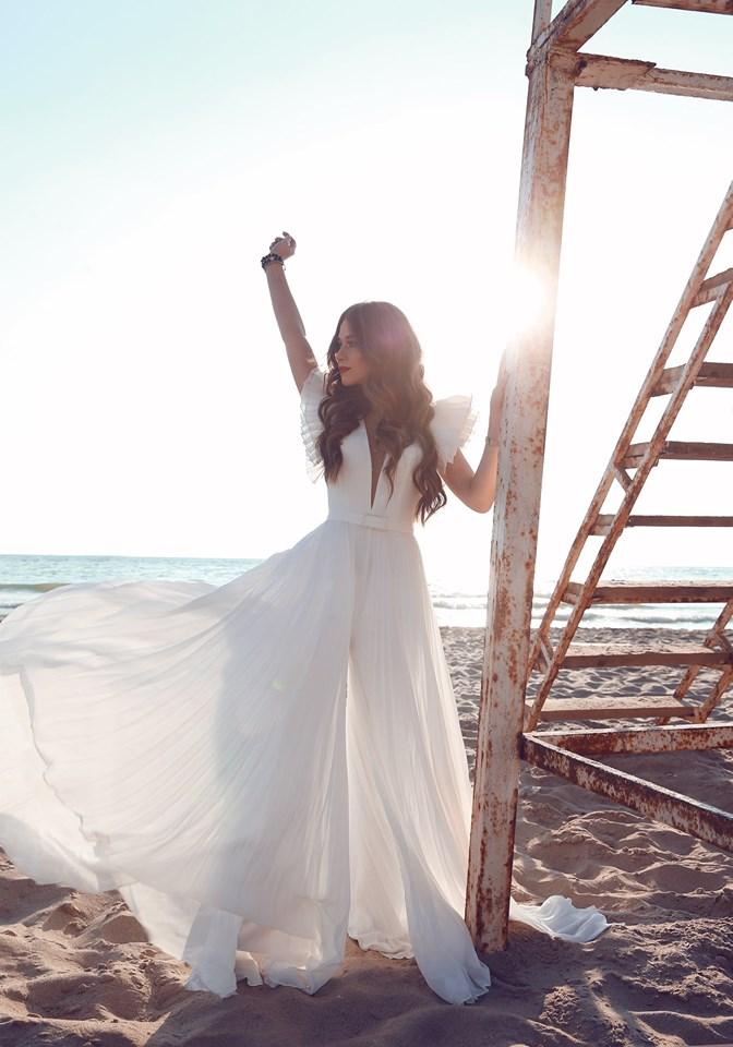 A-line Beach Wedding Dresses,Fashion Custom made Bridal Dress,PDW104