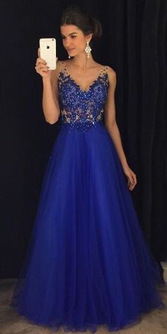 Long Prom Dress with Applique and Beading,Fashion Dance Dress,Sweet 16 Dress PDP0222