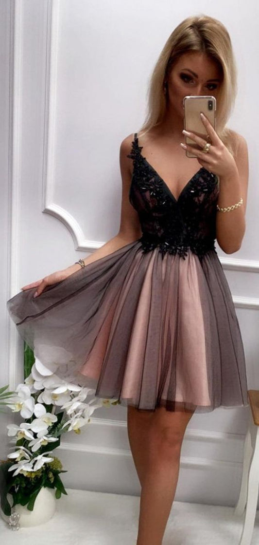 Short Prom Dresses,Backless Homecoming Dress,BP262