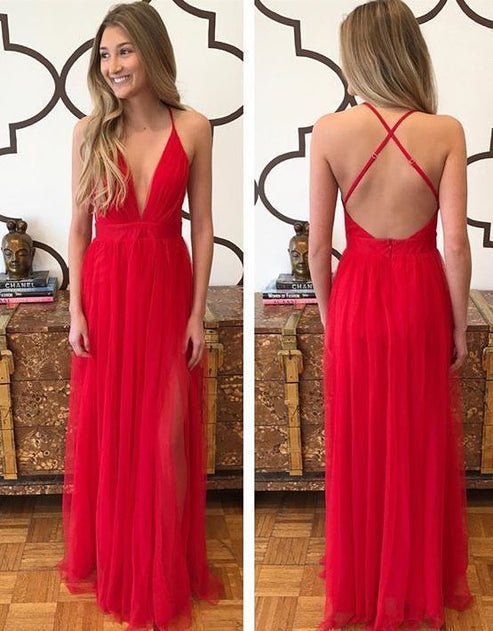 Sexy Long Prom Dress Deep V Neckfashion School Dance Dresswinter For Promdressforgirl 