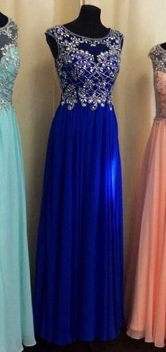 Long Prom Dress with Beading ,Fashion Dance Dress,Sweet 16 Quinceanera Dress PDP0289