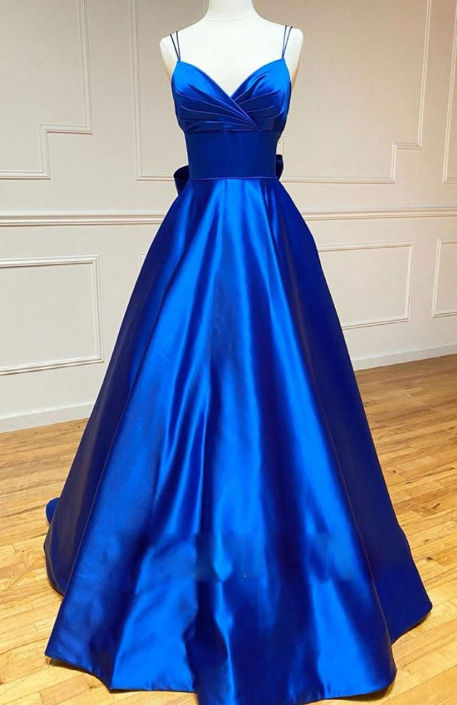 Royal Blue Long Prom Dresses,Evening Dresses,Winter Formal Dresses,BP646