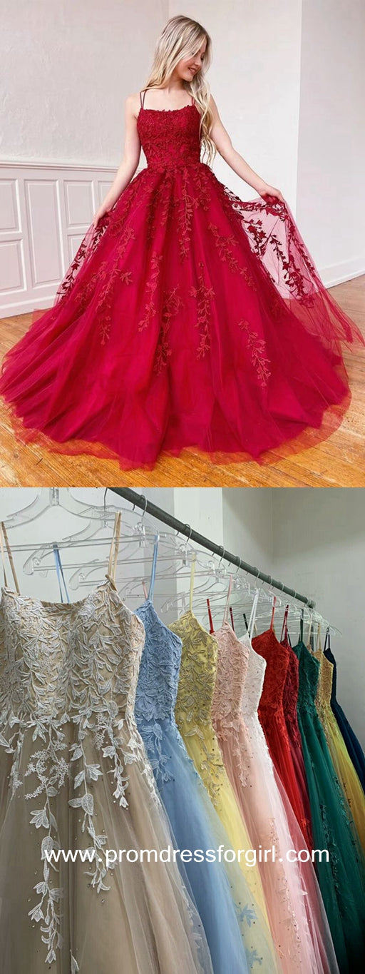 Prom Dresses with Applique and Baeding ,Ball Gown Long Prom Dress , Sweet 16 Quinceanera Dress PDP0659