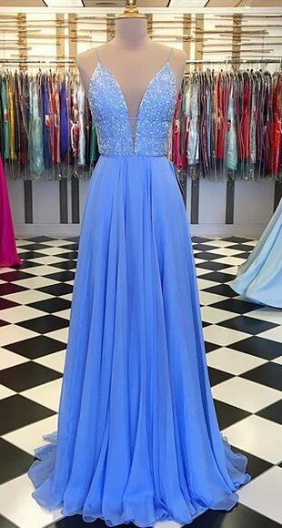 Long Prom Dress with Beading, Popular Evening Dress ,Fashion Wedding Party Dress PDP0068