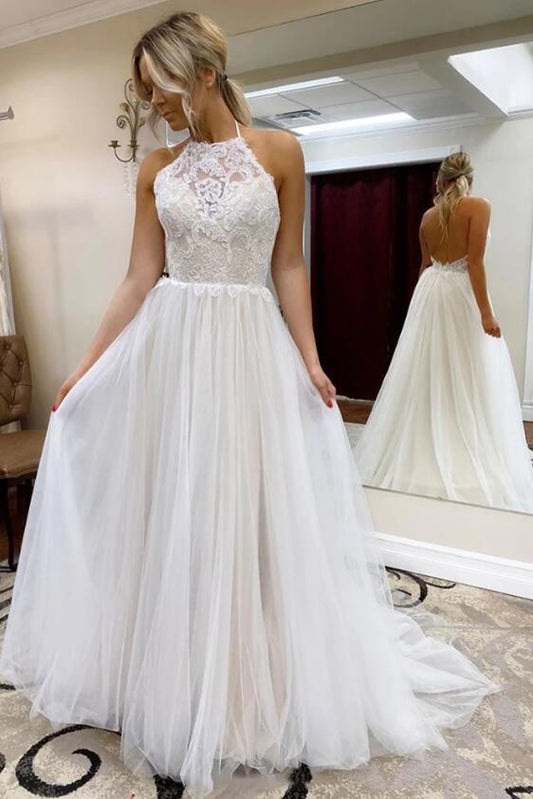 Backless Long Beach Wedding Dress ,Fashion Custom made Bridal Dress PDW015