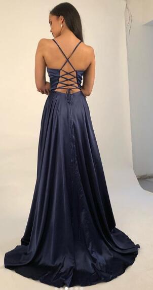 Sexy Long Prom Dress with Lace up Back,Fashion Dance Dress,Winter Formal Dress PDP0324