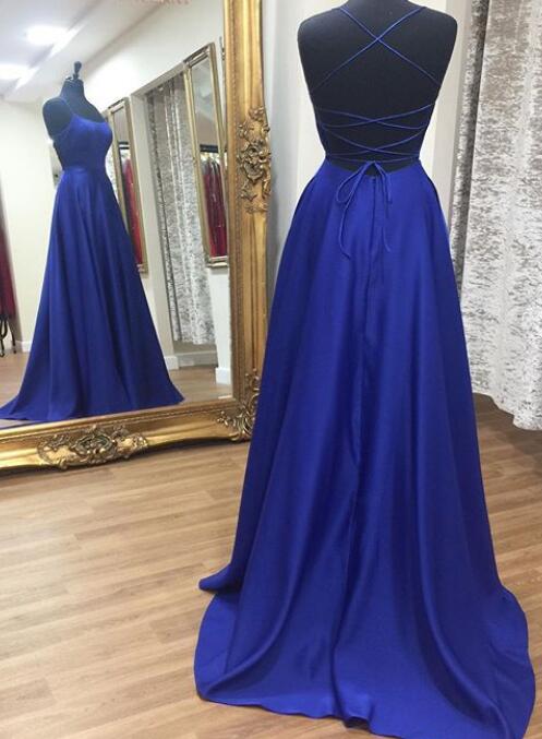 Long Prom Dresses With Lace up back Fashion School Dance Dress Winter Formal Dress PDP0420