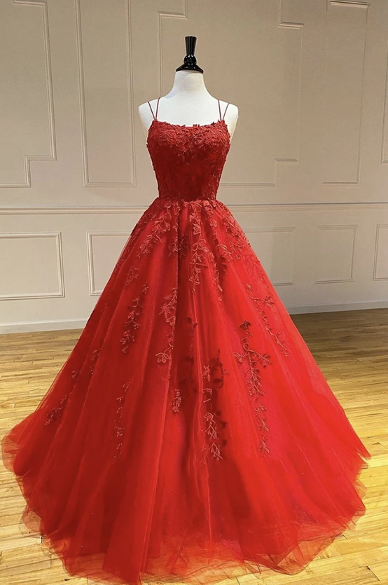 New Prom Dresses with Appliques and Beading Long Prom Dress Fashion School Dance Dress Winter Formal Dress PDP0615