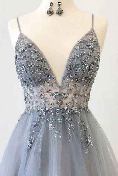Beading Prom Dresses Long Prom Dress Fashion School Dance Dress Winter Formal Dress PDPS001