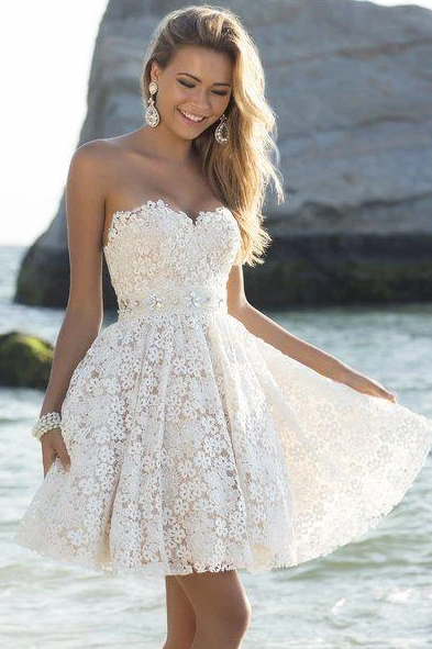 Short Homecoming Dress , Popular Short Prom Dress ,Short Wedding Dress PDH0040