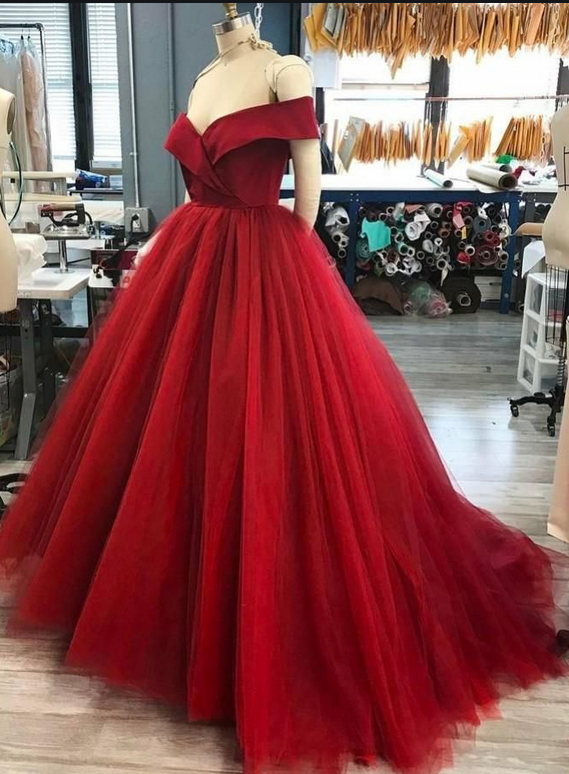 Quinceanera Ball Gown Dresses ,Off Shoulder Grad Dresses Long, Prom Dresses Long ,Sweet 16 Dresses PDP0724