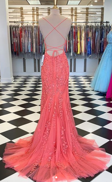 Long Prom Dress With Applique and Beading,Fashion School Dance Dress Sweet 16 Quinceanera Dress PDP0740
