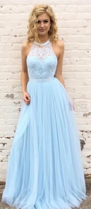 A-line Long Prom Dress with Appliques and Beading, School Dance Dresses ,Fashion Winter Formal Dress PPS013