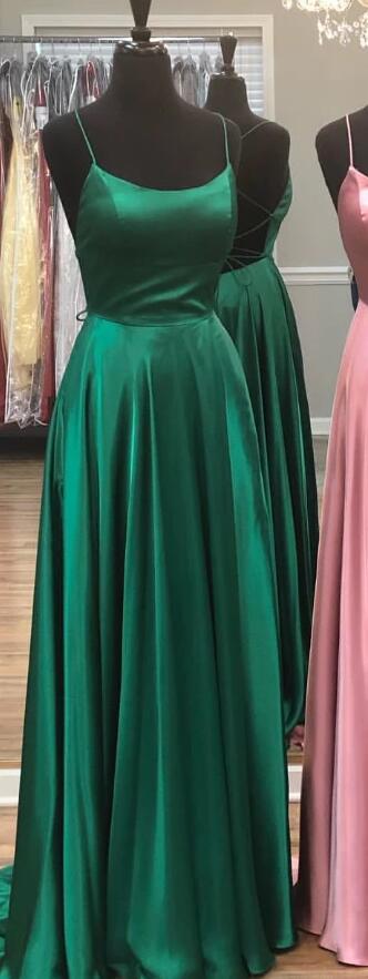 Simple Long Prom Dress with Lace up Back, School Dance Dresses ,Fashion Winter Formal Dress PPS016