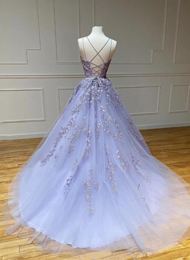 Long Prom Dresses with Appliques and Beading, School Dance Dresses ,Fashion Winter Formal Dress PPS040