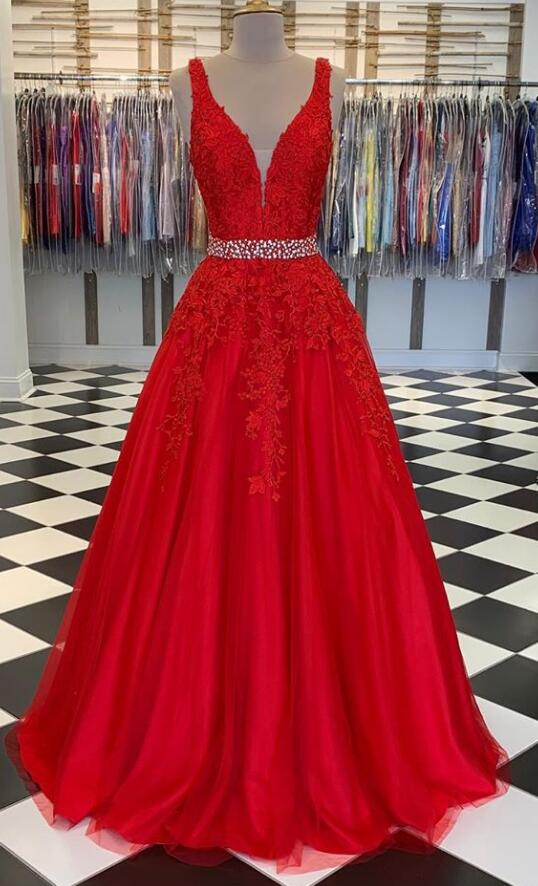 Long Prom Dress with Appliques and Beading ,School Dance Dresses ,Fashion Winter Formal Dress PPS113