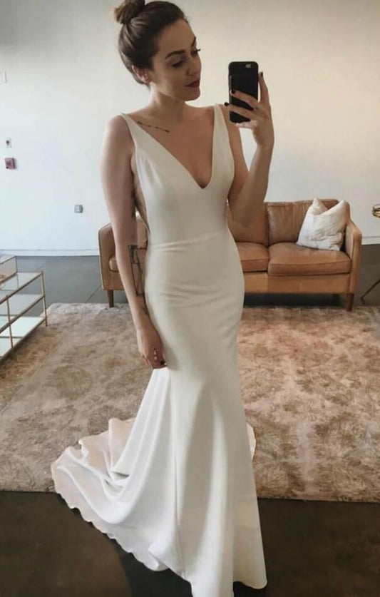 Sexy Beach Wedding Dress,Fashion Custom made Bridal Dress PDW149