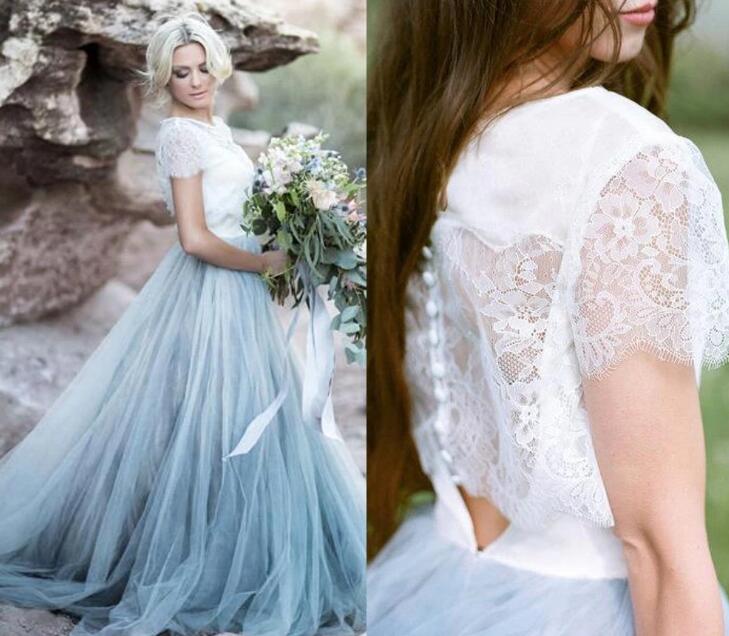 Fashion Beach Wedding Dress,Custom made Bridal Dress PDW159