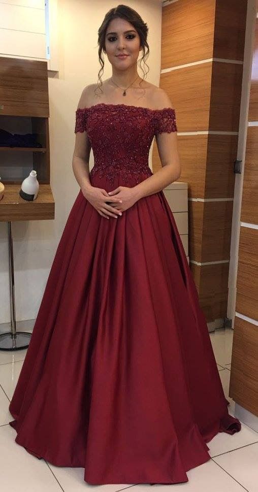 Long Prom Dress with Applique and Beading, Popular Evening Dress ,Fashion Wedding Party Dress PDP0070