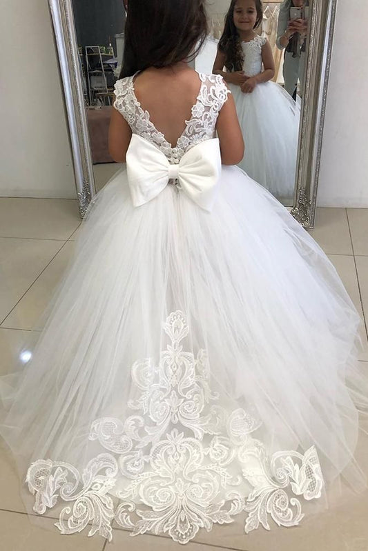 Cheap Flowergirl Dress for Wedding,Custom Made Flowergirl Dress PDF007