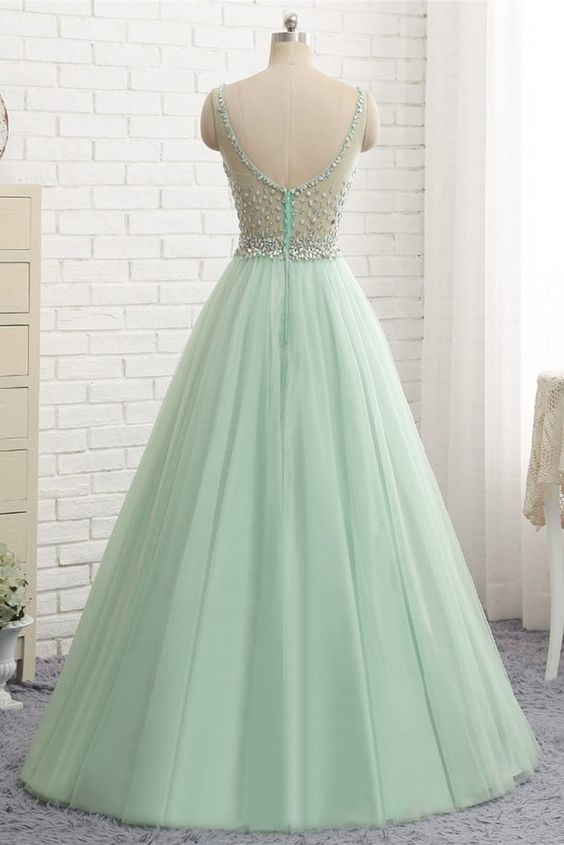 Prom Dresses with Beading , Sweet 16 Quinceanera Dress ,Fashion School Dance Dress Formal Dress PDP0675