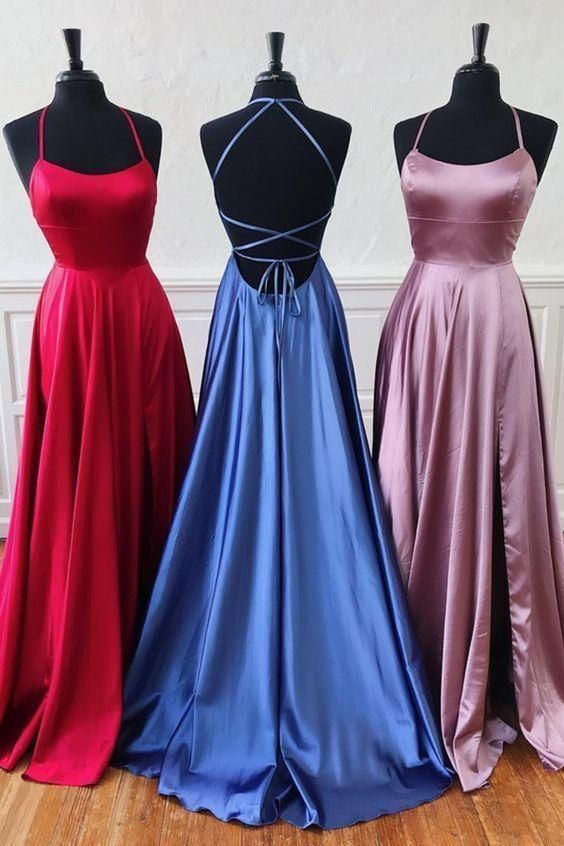 Simple Long Prom Dress With Lace up Back,Fashion Winter Formal Dress PDP0167